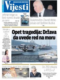 Vijesti - broj 7296, 31. jul 2018.