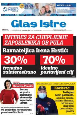 Glas Istre - broj 344, 14. dec 2020.