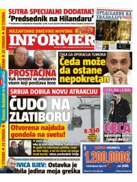 Informer - broj 2655, 15. jan 2021.