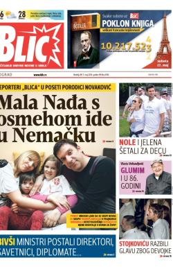 Blic - broj 6192, 11. maj 2014.