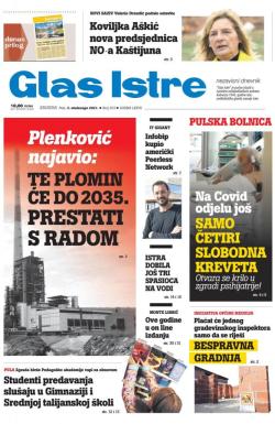 Glas Istre - broj 303, 3. nov 2021.