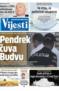 Vijesti - broj 7980, 26. jun 2020.