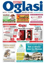 Novosti oglasi - broj 1647, 18. nov 2020.