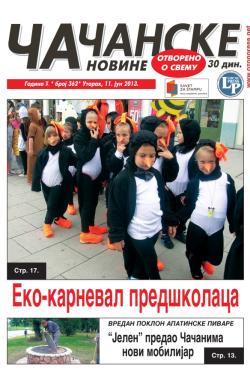 Čačanske novine - broj 362, 11. jun 2013.