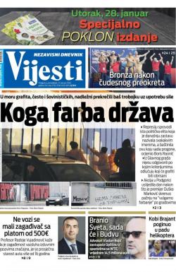 Vijesti - broj 7833, 27. jan 2020.