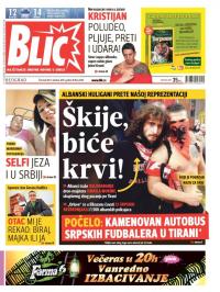 Blic - broj 6700, 8. okt 2015.