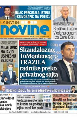 Dnevne novine - broj 2951, 31. mar 2021.