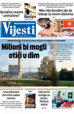 Vijesti - broj 8435, 3. okt 2021.