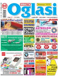 Novosti oglasi - broj 1311, 14. maj 2014.