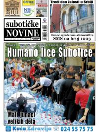 Nove Subotičke novine - broj 21, 23. maj 2014.