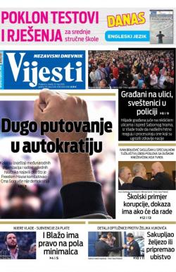 Vijesti - broj 7937, 13. maj 2020.