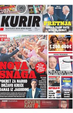 Kurir - broj 3920, 24. jan 2025.