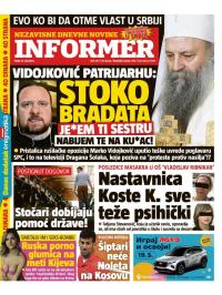 Informer - broj 3371, 19. maj 2023.