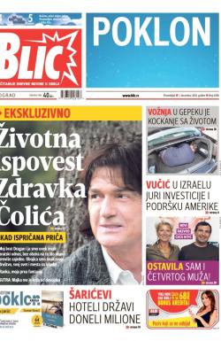 Blic - broj 6396, 1. dec 2014.