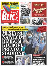 Blic - broj 8386, 3. jul 2020.