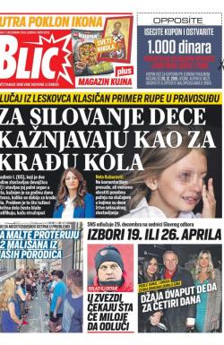 Blic - broj 8202, 17. dec 2019.