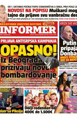 Informer - broj 3172, 21. sep 2022.