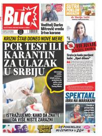 Blic - broj 8551, 15. dec 2020.