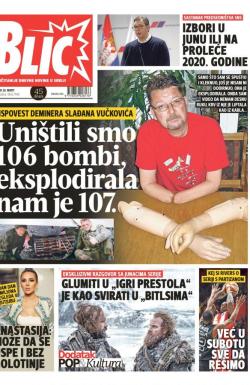 Blic - broj 7940, 26. mar 2019.