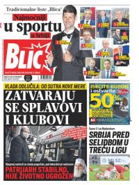 Blic - broj 8522, 16. nov 2020.