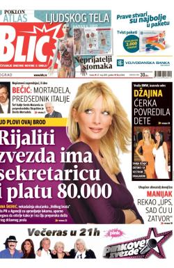 Blic - broj 6566, 27. maj 2015.