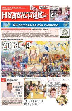 Nedeljne novine, B. Palanka - broj 144, 28. jun 2013.