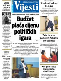 Vijesti - broj 8312, 1. jun 2021.