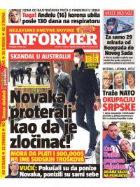 Informer - broj 2963, 17. jan 2022.