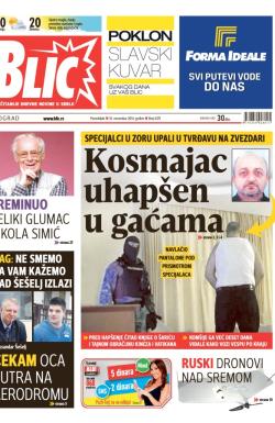 Blic - broj 6375, 10. nov 2014.