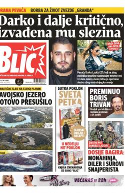 Blic - broj 7794, 26. okt 2018.