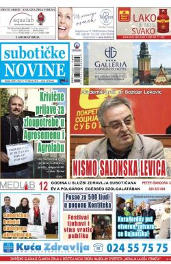 Nove Subotičke novine - broj 7, 19. feb 2016.