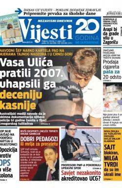 Vijesti - broj 6984, 31. avg 2017.