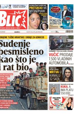 Blic - broj 6458, 4. feb 2015.