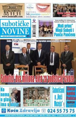 Nove Subotičke novine - broj 21, 22. maj 2015.