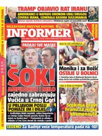 Informer - broj 2345, 4. jan 2020.