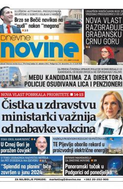 Dnevne novine - broj 2902, 2. feb 2021.