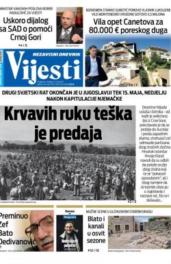 Vijesti - broj 8298, 16. maj 2021.