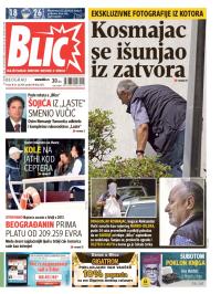 Blic - broj 6265, 23. jul 2014.