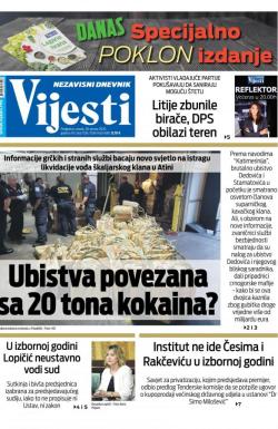 Vijesti - broj 7834, 28. jan 2020.