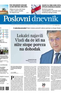 Poslovni Dnevnik - broj 4919, 8. sep 2023.