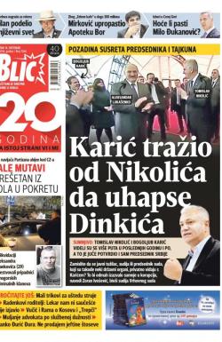 Blic - broj 7066, 14. okt 2016.