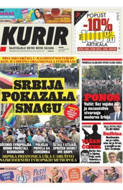 Kurir - broj 3083, 18. sep 2022.