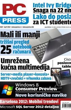 PC Press - broj 187, 1. apr 2012.