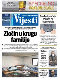 Vijesti - broj 8164, 28. dec 2020.