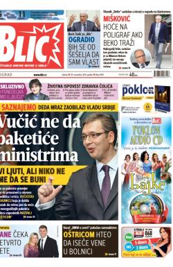 Blic - broj 6394, 29. nov 2014.