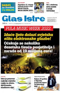 Glas Istre - broj 312, 12. nov 2021.