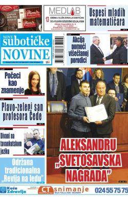 Nove Subotičke novine - broj 107, 15. mar 2019.