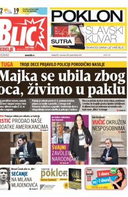 Blic - broj 6374, 9. nov 2014.