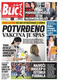 Blic - broj 8672, 20. apr 2021.