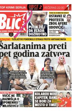 Blic - broj 7577, 20. mar 2018.